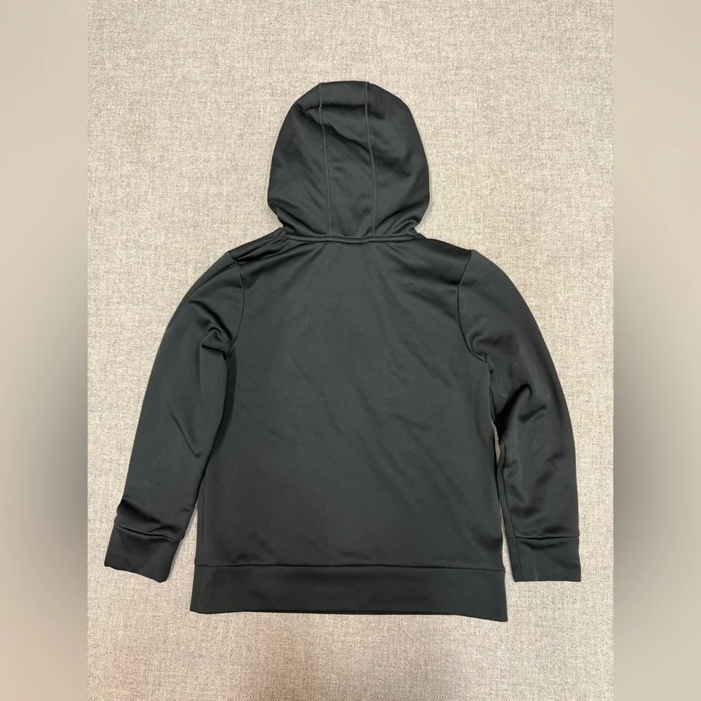adidas Black Hoodie with Multicolor Logo